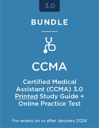 Stock photo representing Certified Clinical Medical Assistant (CCMA) Printed Study Guide 3.0 + Online Practice Test 3.0