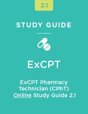 Stock photo representing ExCPT Pharmacy Technician Exam (CPhT) Online Study Guide 2.1
