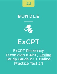 Stock photo representing ExCPT Pharmacy Technician (CPhT) Online Study Guide 2.1 & Practice Test  2.1